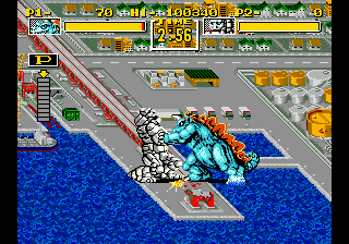 King of the Monsters (Europe) In game screenshot